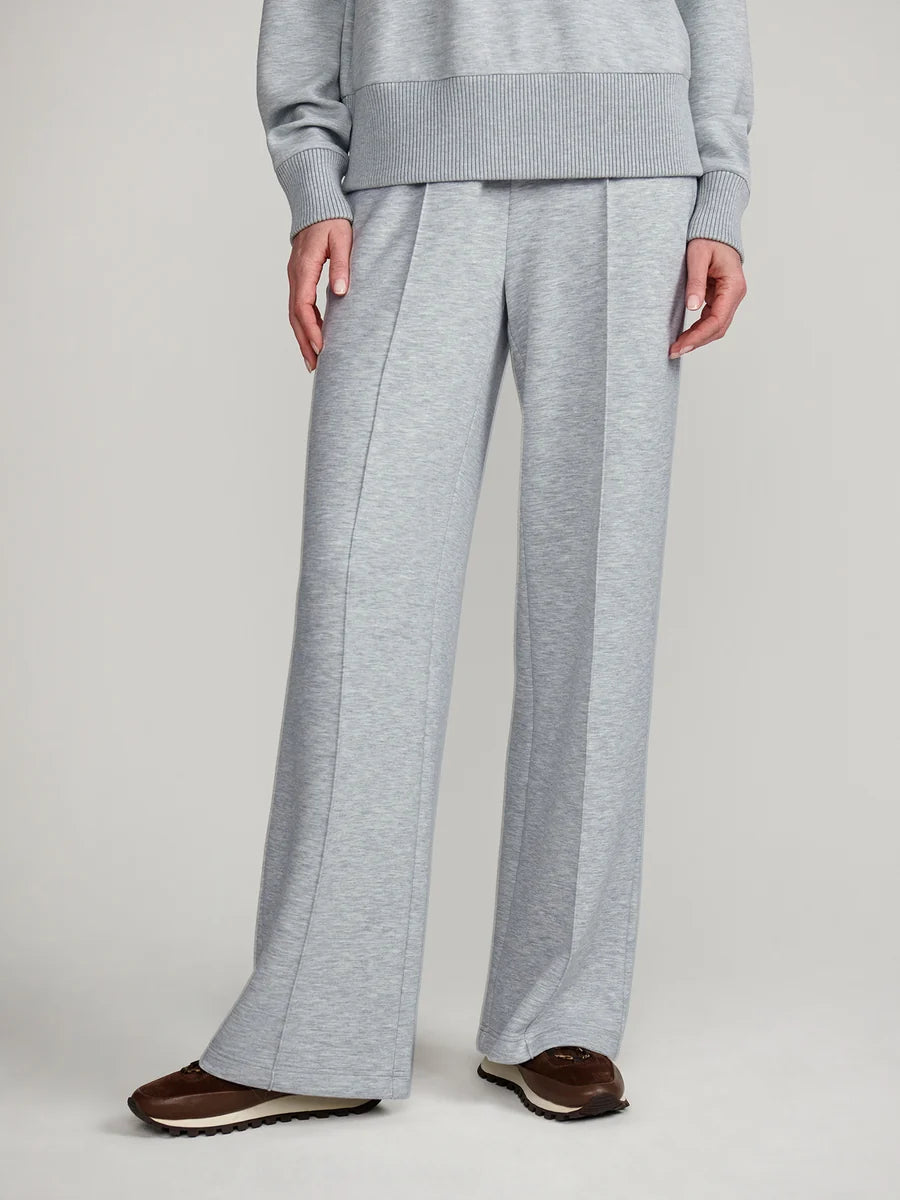 The Wide Leg Pant 28-Blue Green Marl