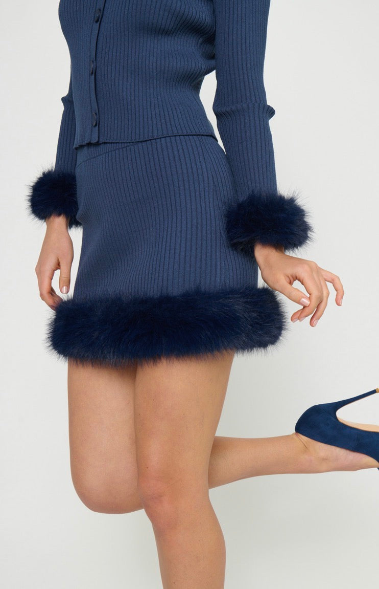 Fran Mini Skirt | Navy