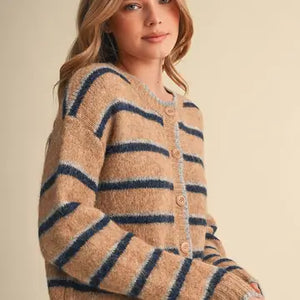 Brynn Sweater | Almond Multi