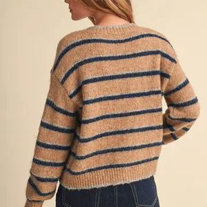 Brynn Sweater | Almond Multi