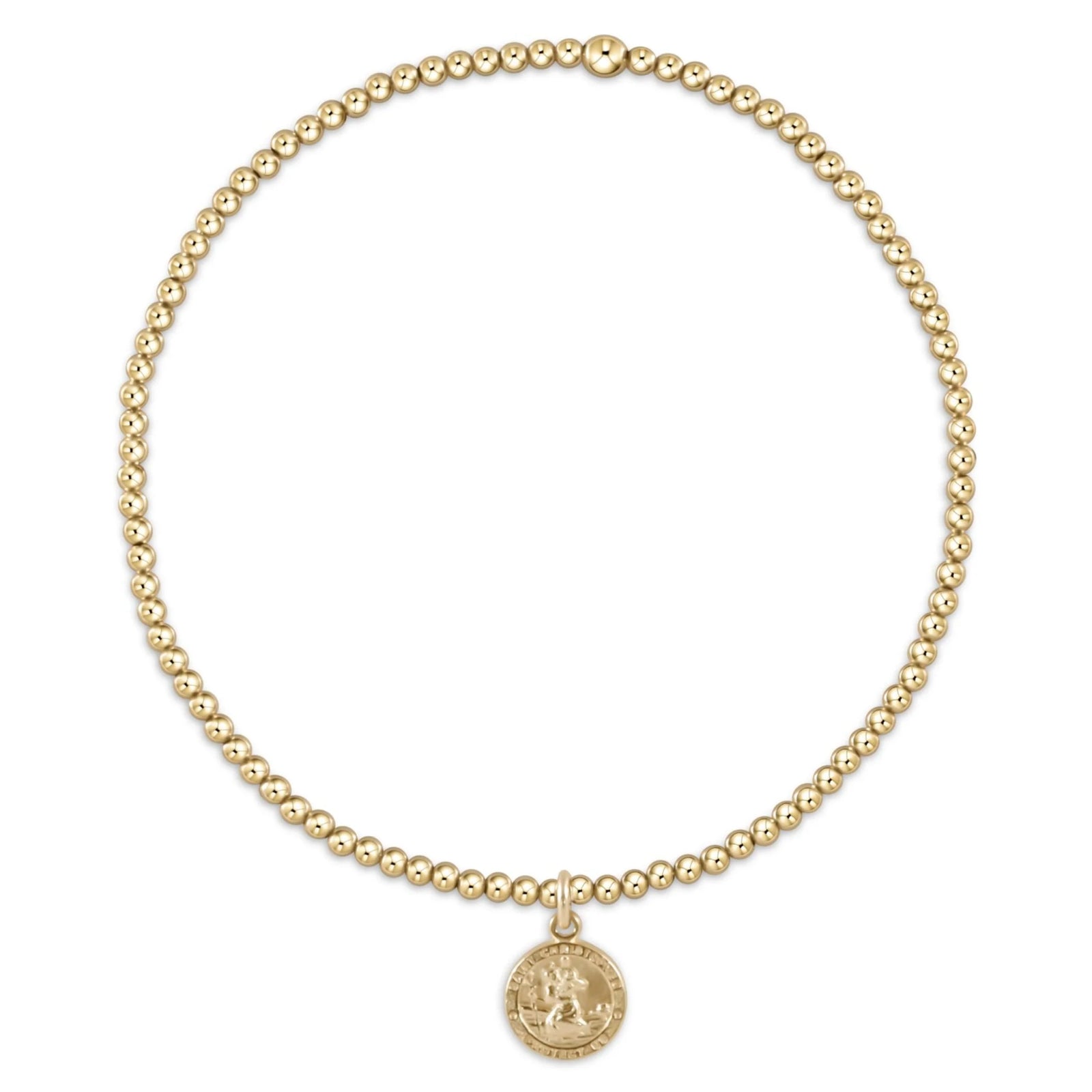 Classic Gold 2mm Bracelet | Protection Small Gold