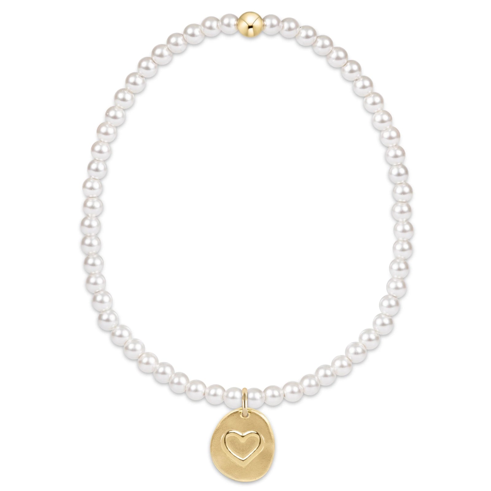 Classic Pearl 3mm Bracelet | Inspire Love Small Gold