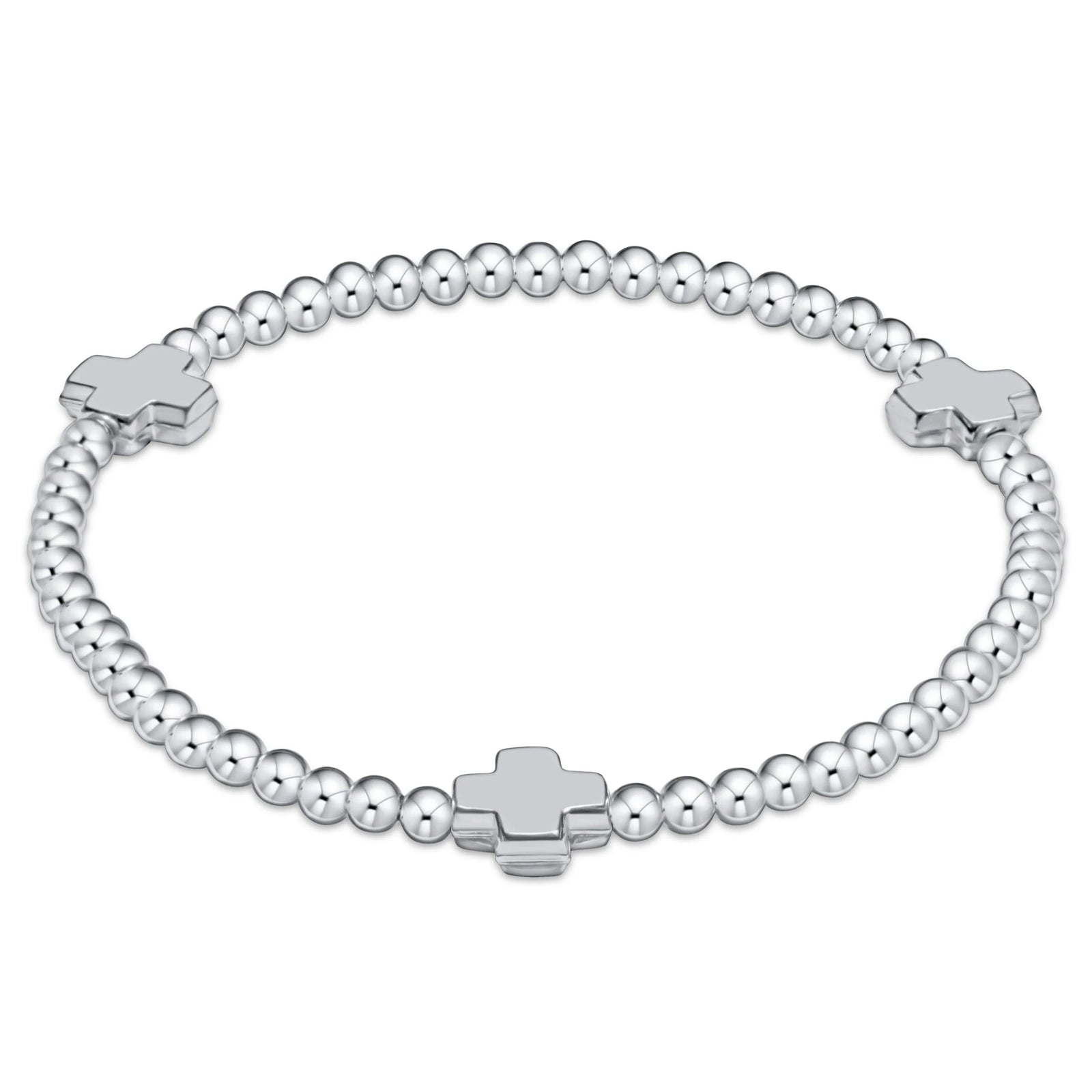 Signature Cross 3mm Sterling Bracelet | Sterling