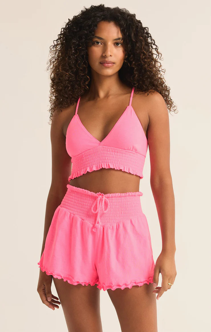 Neon pink bralette top shop