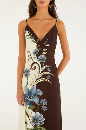Millena Winter White Maxi Dress