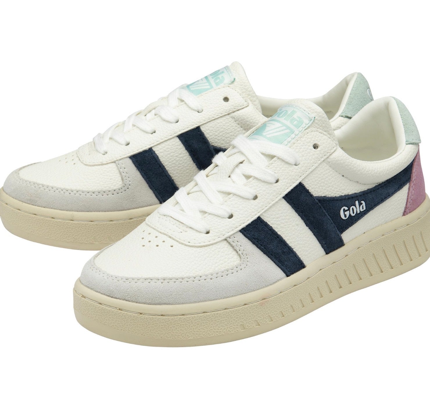 Women’s Grandslam Trident Sneaker | White/Navy Surf