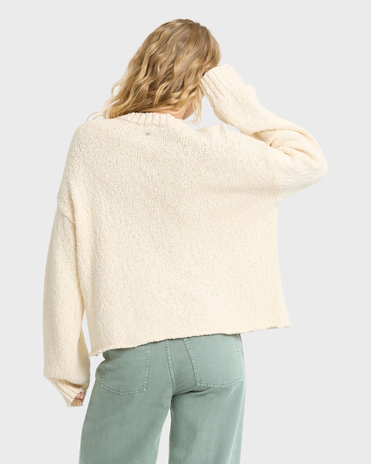 My Essential Crew Sweater | White Cap
