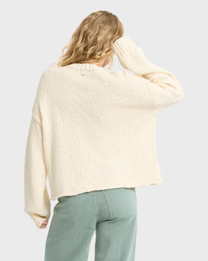 My Essential Crew Sweater | White Cap