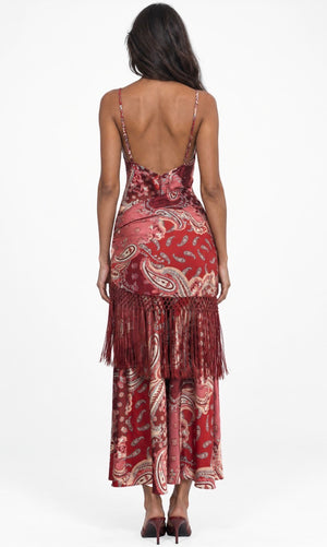 Farrah Maxi Dress | Paprika Paisley