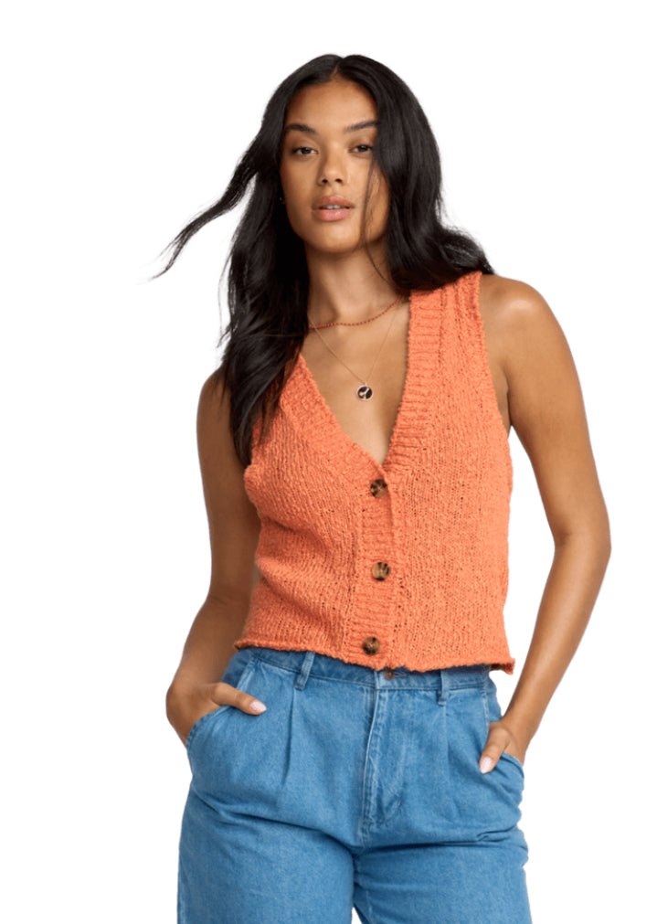 Gia Sweater Tank | Sunset