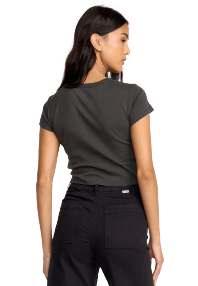 Walking Slow Tee | Off Black