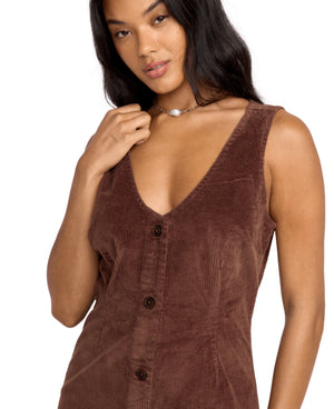 Last Waves Dress | Espresso