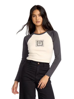 Fierce Paradise Raglan | Black Sands