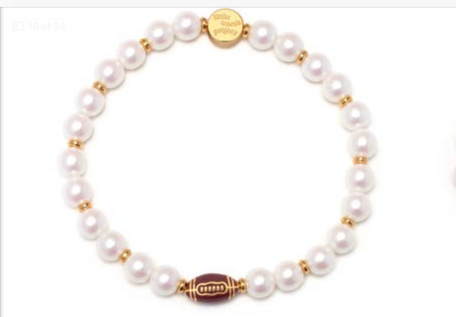 LWP | Game Day | Football Stacker Bracelet