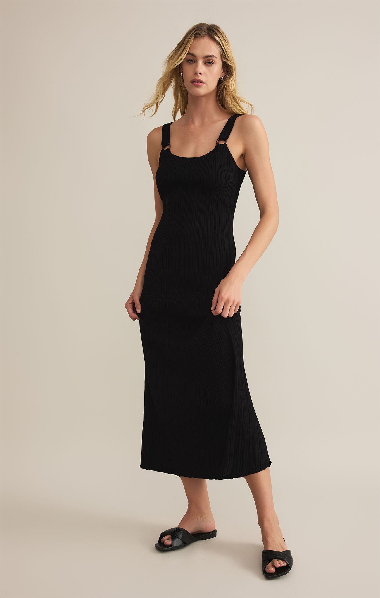 Salinas Midi Dress | Black