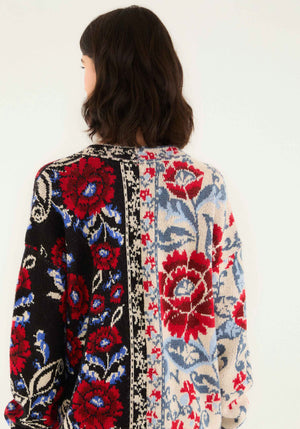 Mixed Valentina Black Knit Cardigan