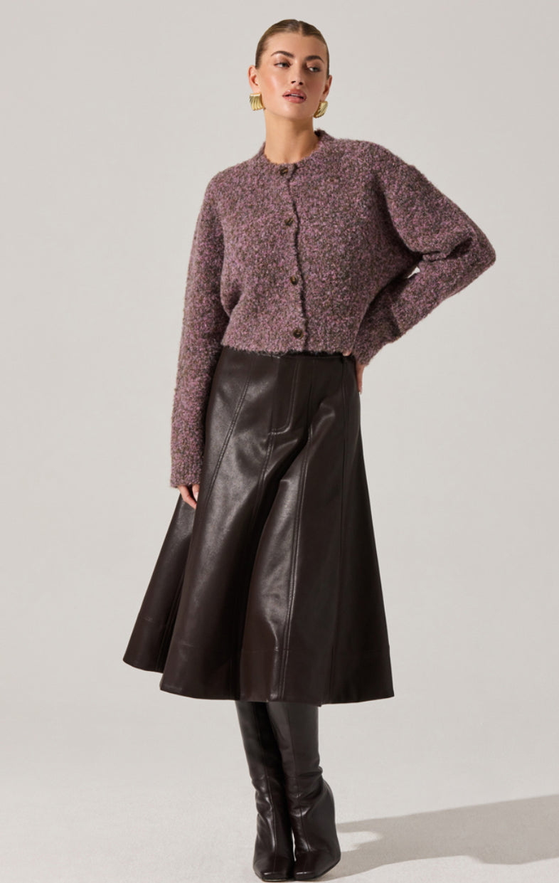 Sebille Cardigan | Lilac Olive