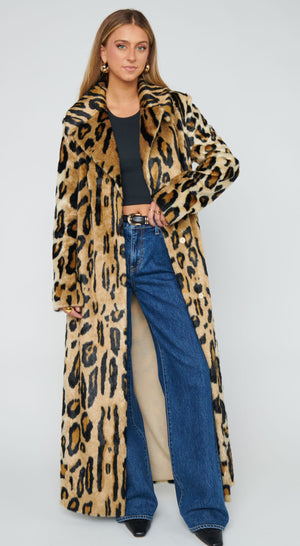 Miss Cindy Overcoat | Feline Faux Fur