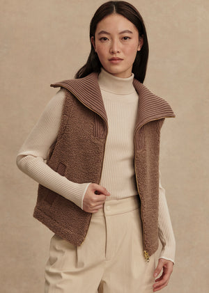 Aspen Gilet | Ash Taupe