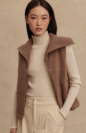 Aspen Gilet | Ash Taupe
