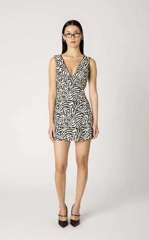 Ophelia Dress | Black/White