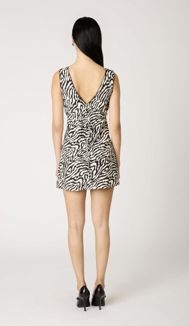 Ophelia Dress | Black/White