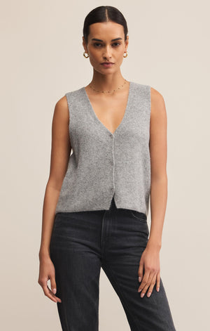 Bryce Sweater Vest | Heather Grey
