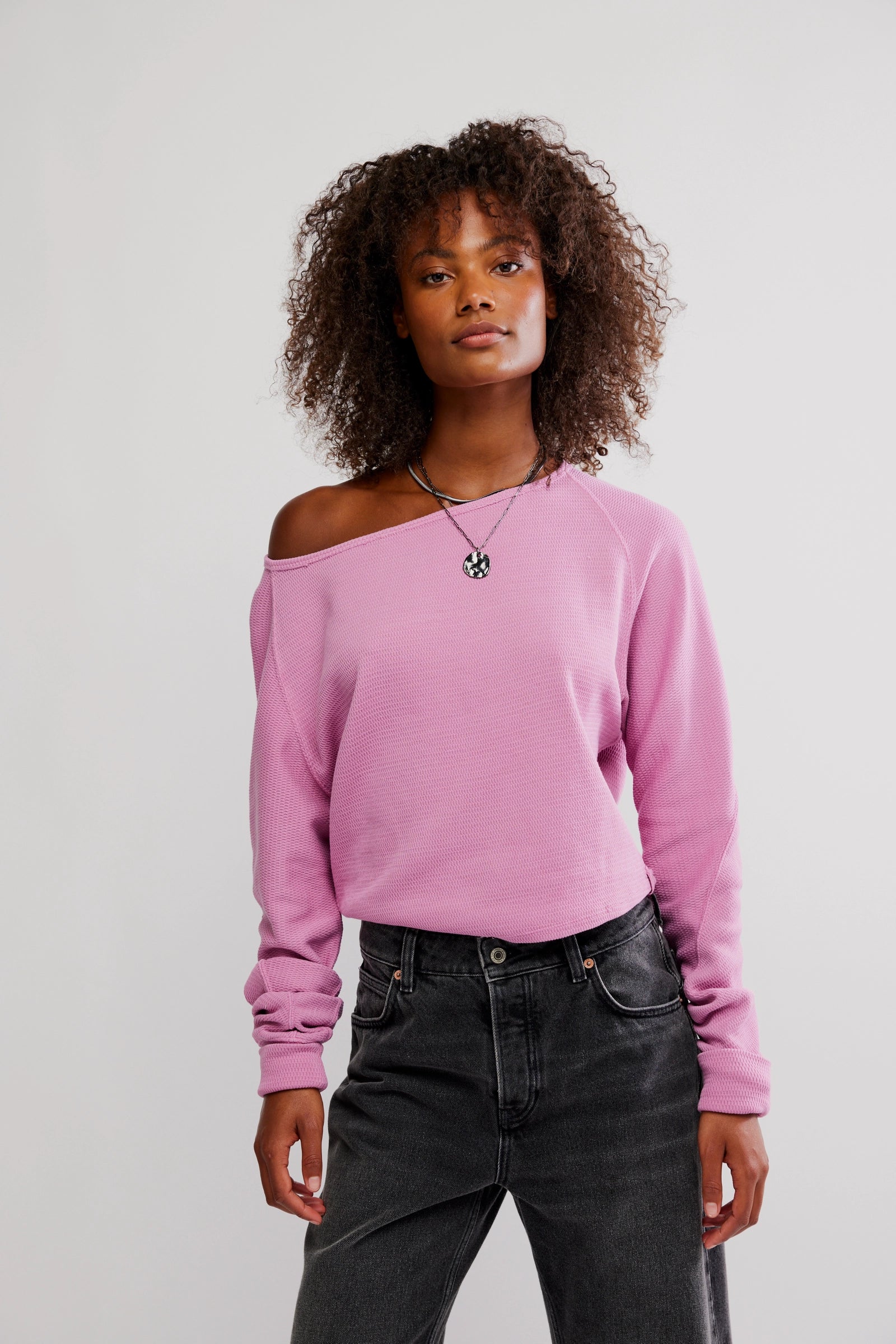 Jess Long Sleeve | Orchid Combo