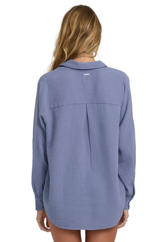 Sweet Swells Ls Woven | Sunbleached