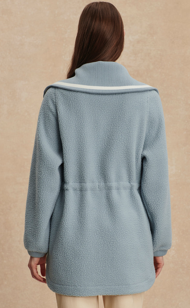 Ashby Half Zip Fleece | Ashley Blue