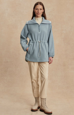 Ashby Half Zip Fleece | Ashley Blue