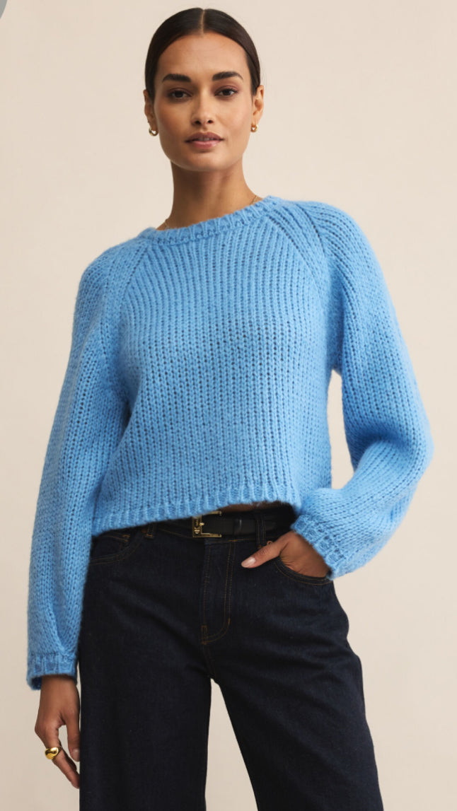 Sheena Sweater | Serene Blue