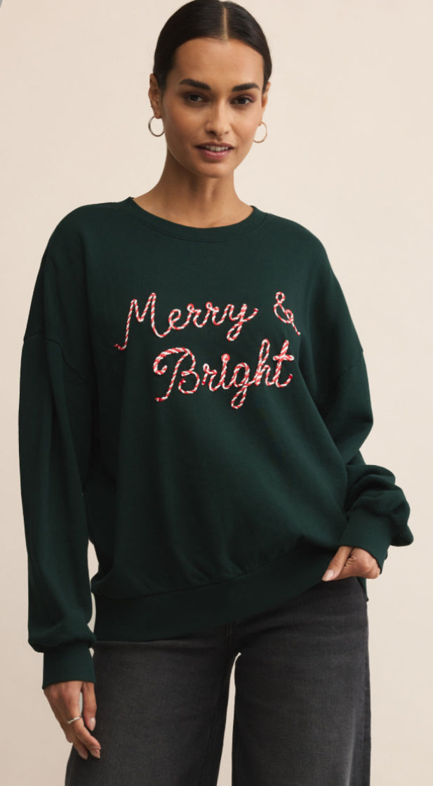 Bright Sunday Sweatshirt | Garland Green