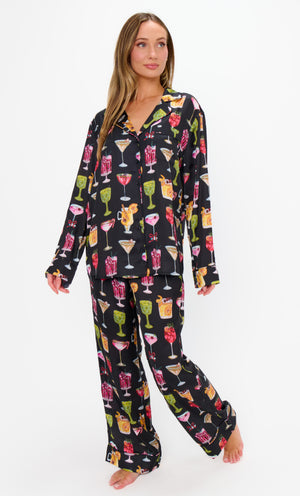 Classic PJ Set | Holiday Cocktails Silky