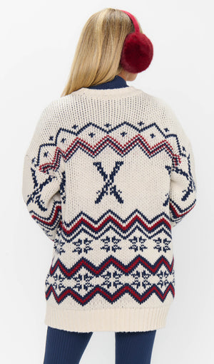 Ski In Sweater | Cream Ski Knit
