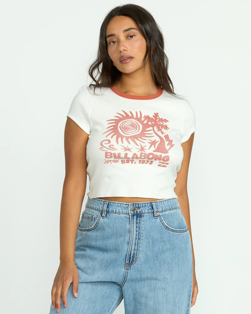 Electric Feeling Tee | Salt Crystal