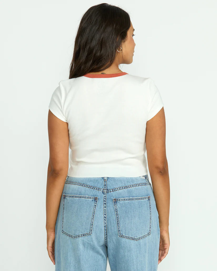 Electric Feeling Tee | Salt Crystal