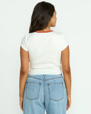 Electric Feeling Tee | Salt Crystal