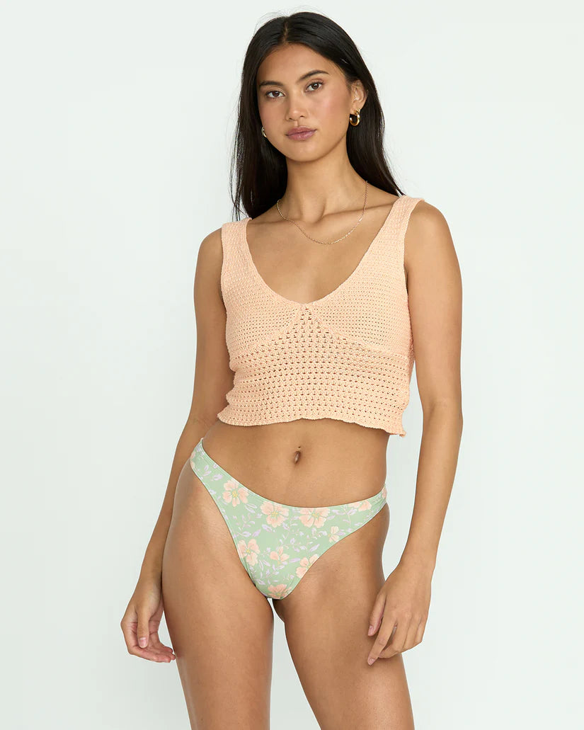 Cade Sweater Crop | Light Peach