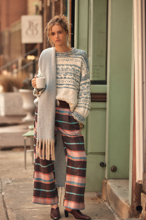 Dani Pattern Sweater | Cloud Combo