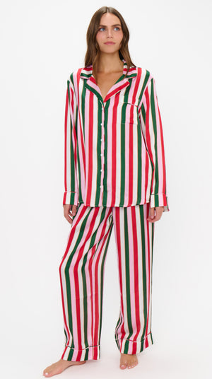 Classic PJ Set | Jolly Stripes Silky