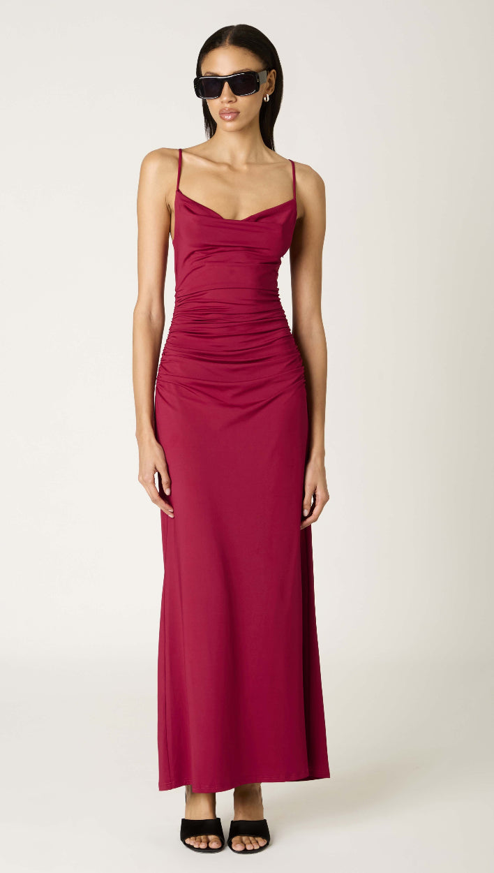 Ina Dress | Cranberry