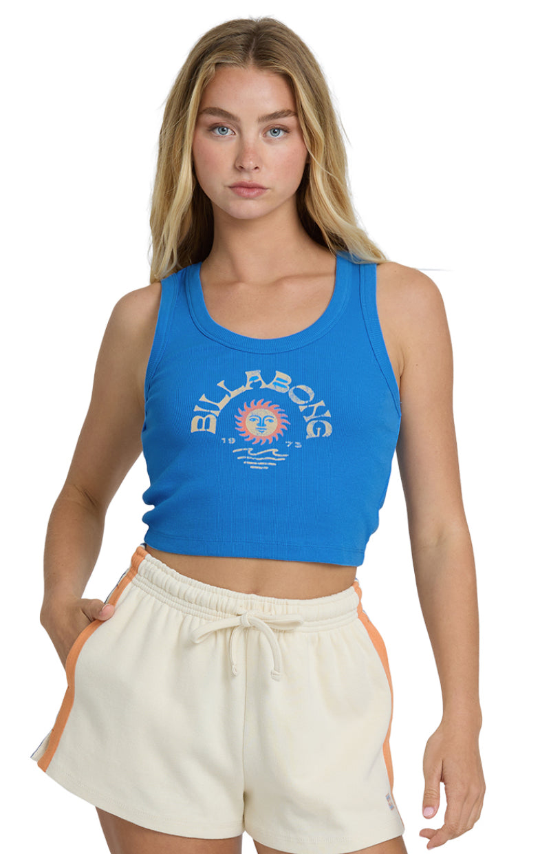 Sunset Horizons Tank | True Blue