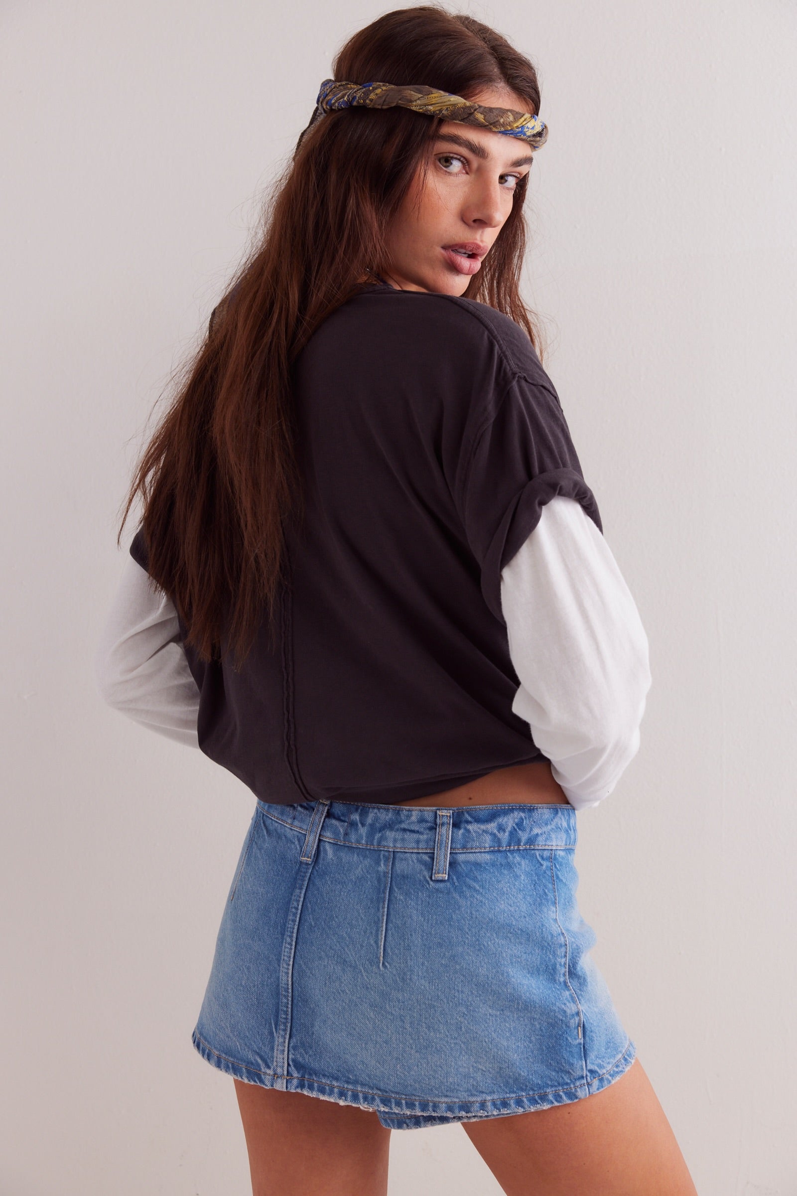 Galivanting Skort | Oasis Blue