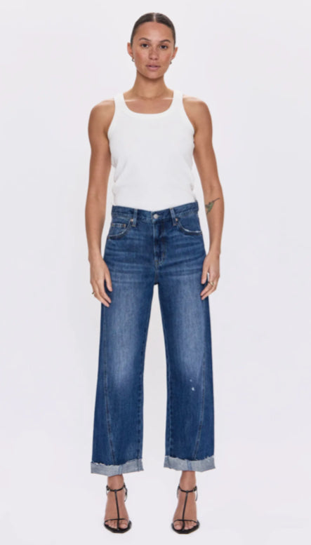 Kacey Mid Rise Cuffed Boyfriend | Cultivate