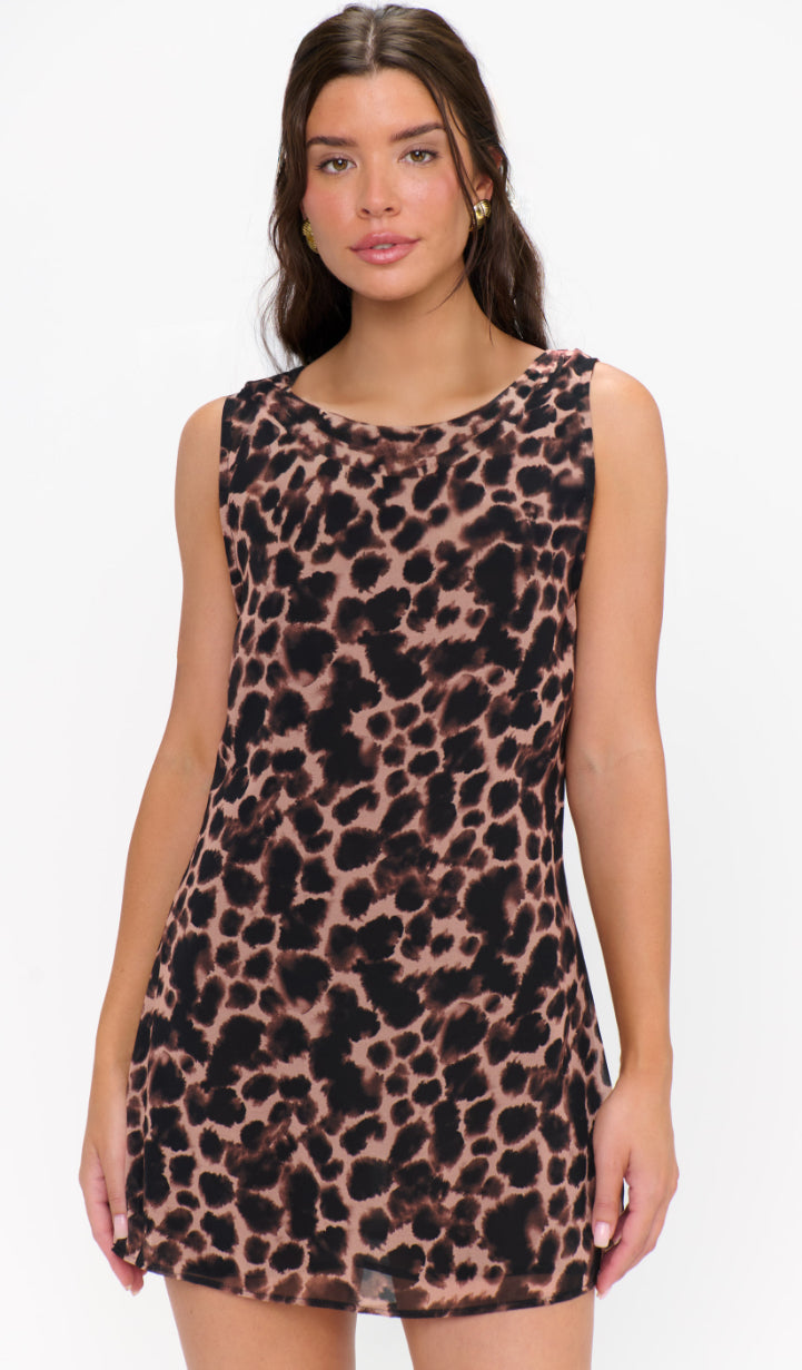 Nomad Mini Dress | Tortoise shell