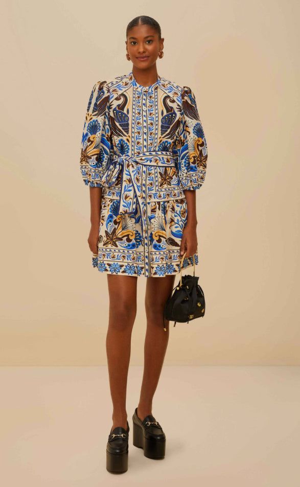 Nature Land Sand Mini Dress