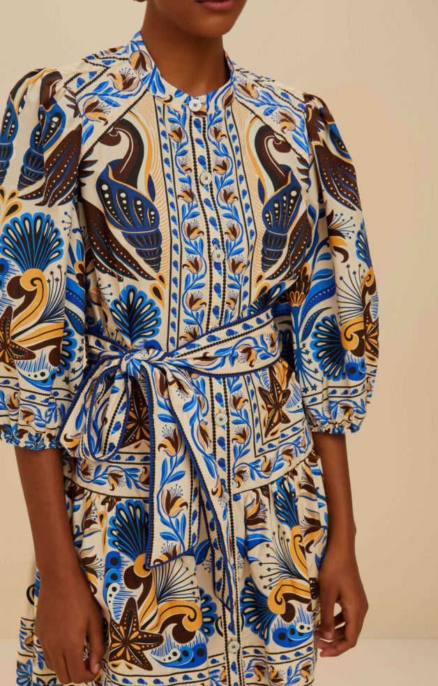 Nature Land Sand Mini Dress