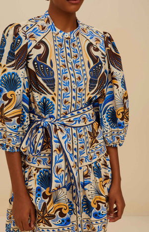 Nature Land Sand Mini Dress