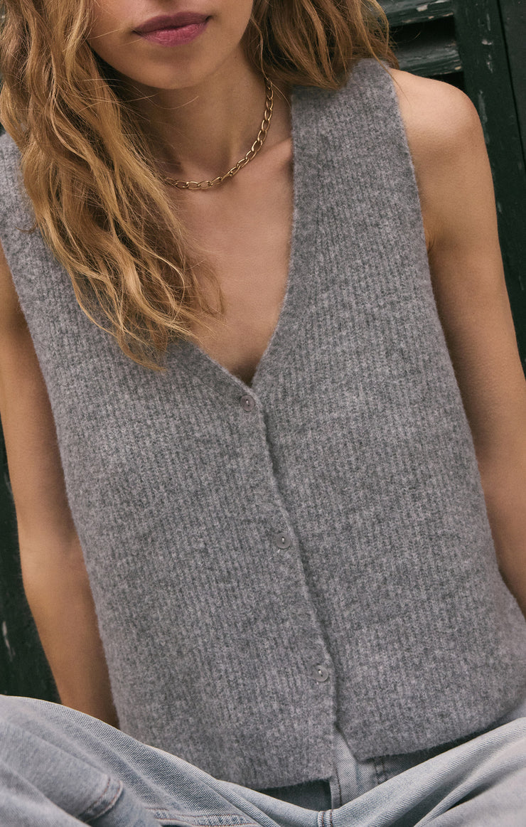 Bryce Sweater Vest | Heather Grey